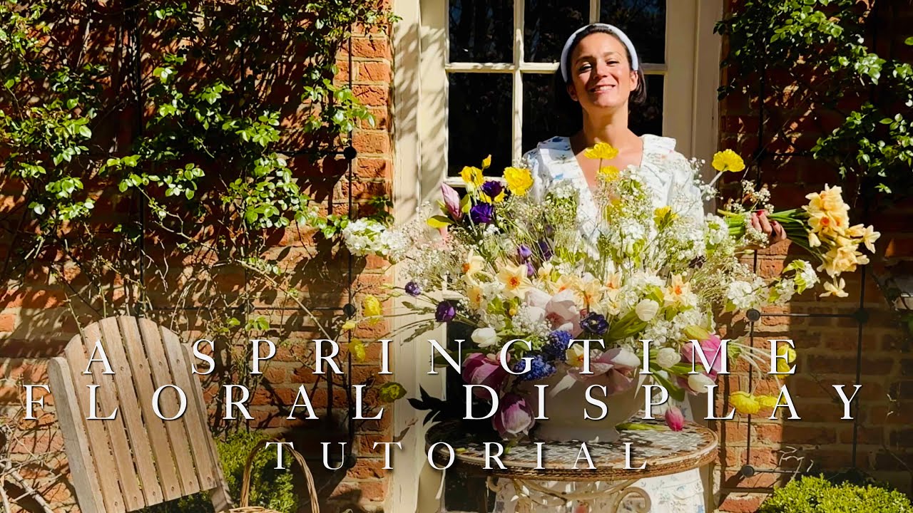A SPRINGTIME FLORAL DISPLAY TUTORIAL | My Mulberry House