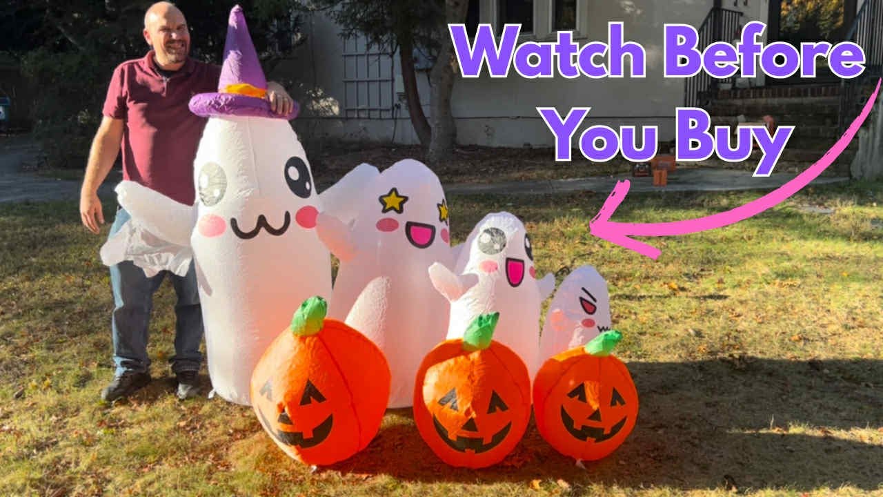 GARIG Halloween Inflatable Review – Outdoor LED Decor for Lawn & Party