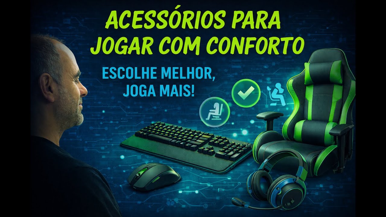 Como escolher acessórios Gaming: Joga com mais conforto e performance!
