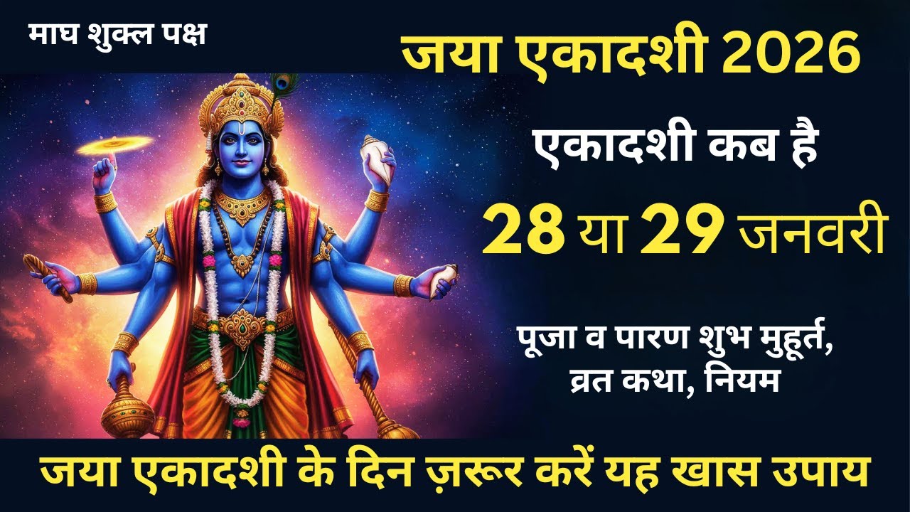 जया एकादशी 2026 | जया एकादशी व्रत कथा, महत्व, पूजा विधि और नियम | Jaya Ekadashi