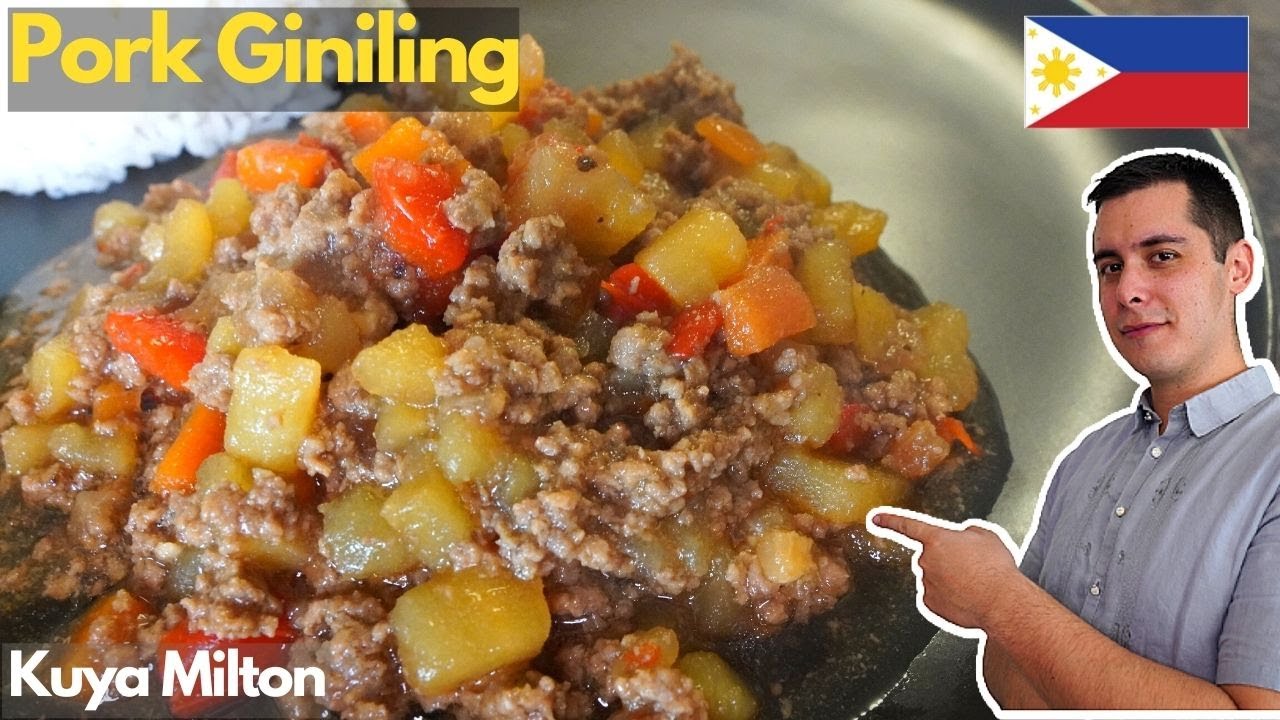Pork Giniling Recipe (No Tomato Sauce) | Filipino Picadillo