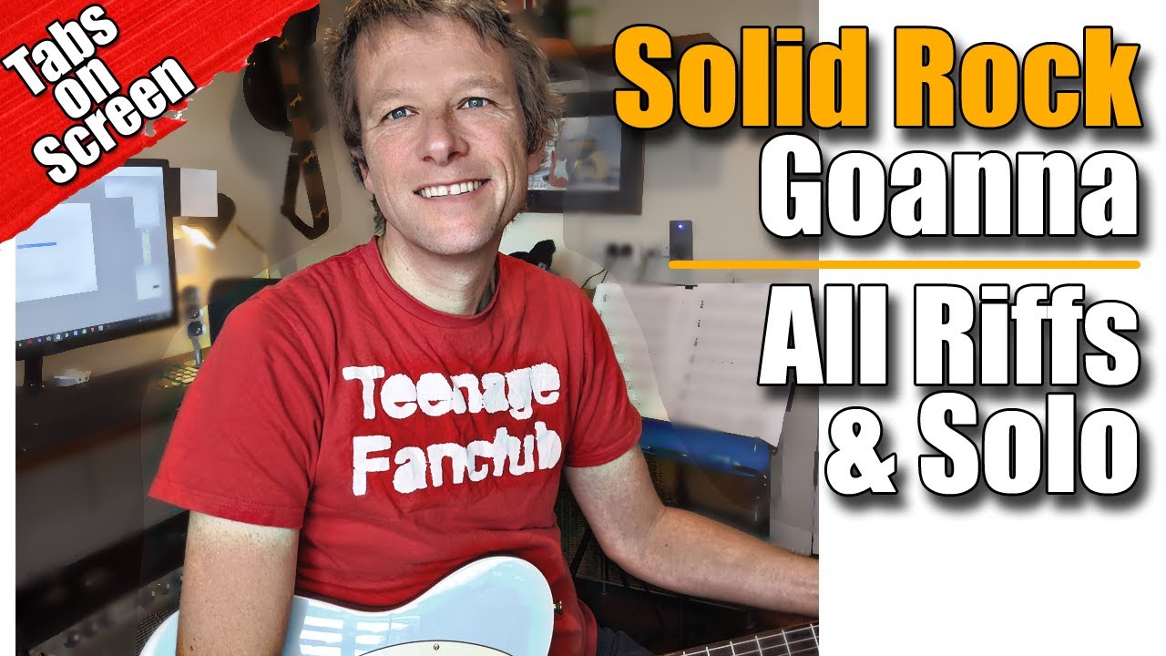 Learn how to play Solid Rock Goanna | Riffs Solo Chords