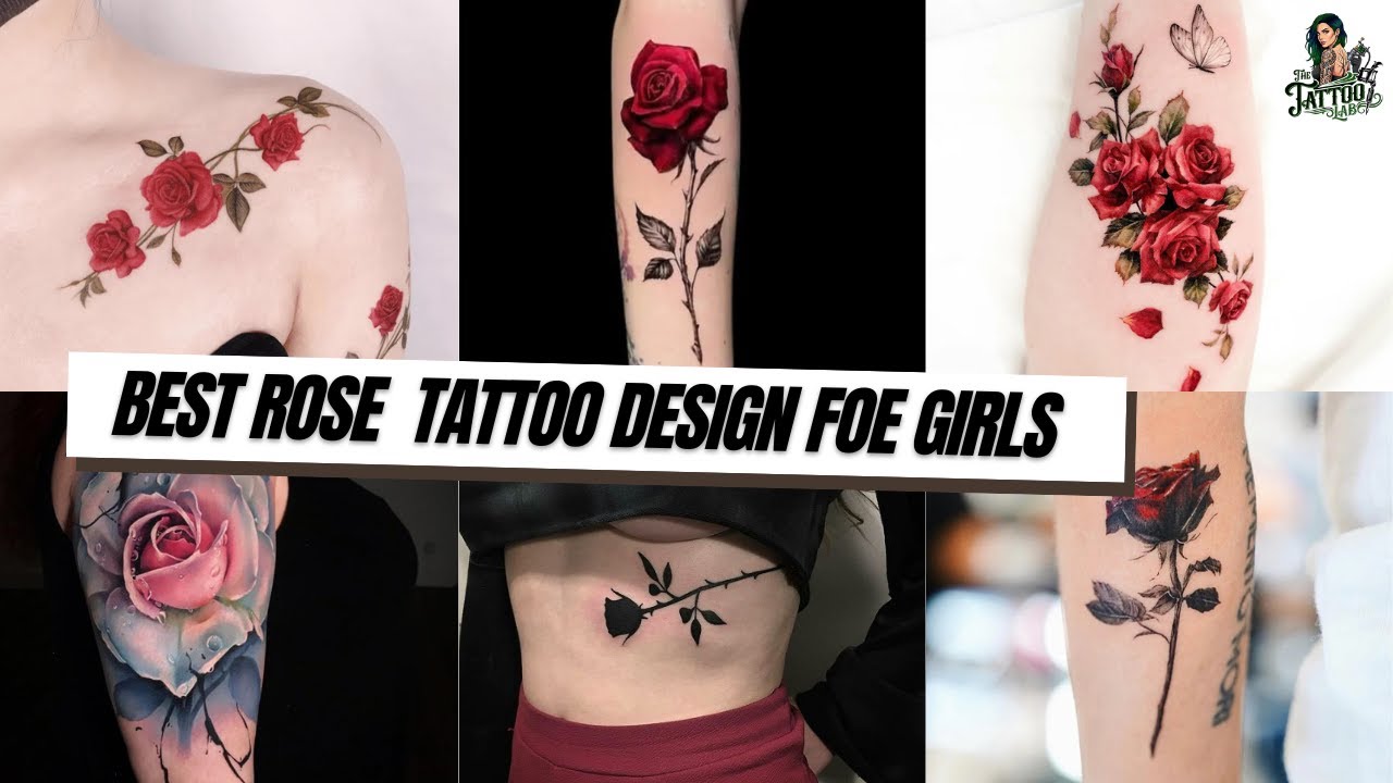 Best Rose Tattoo Ideas for Girls 🌹 | Elegant & Stylish #Shorts
