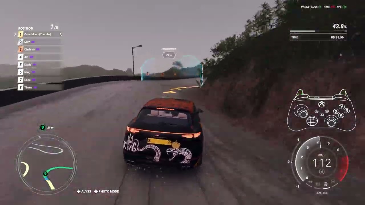 TDU SC RING OF FIRE (EVENT) STAY ON TRACK TRY 1:15,82