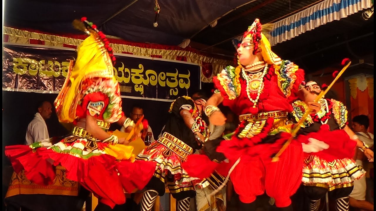 Yakshagana -- Mahakali Magadhendra - 2 - Siribagilu - Bajakudlu - Puttige - Dathesh - Roopesh