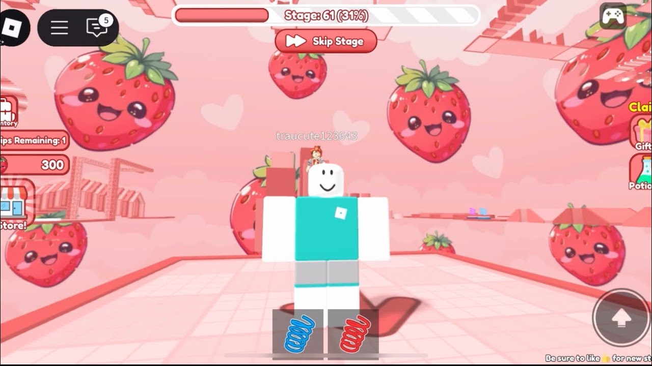 ROBLOX - STRAWBERRY OBBY