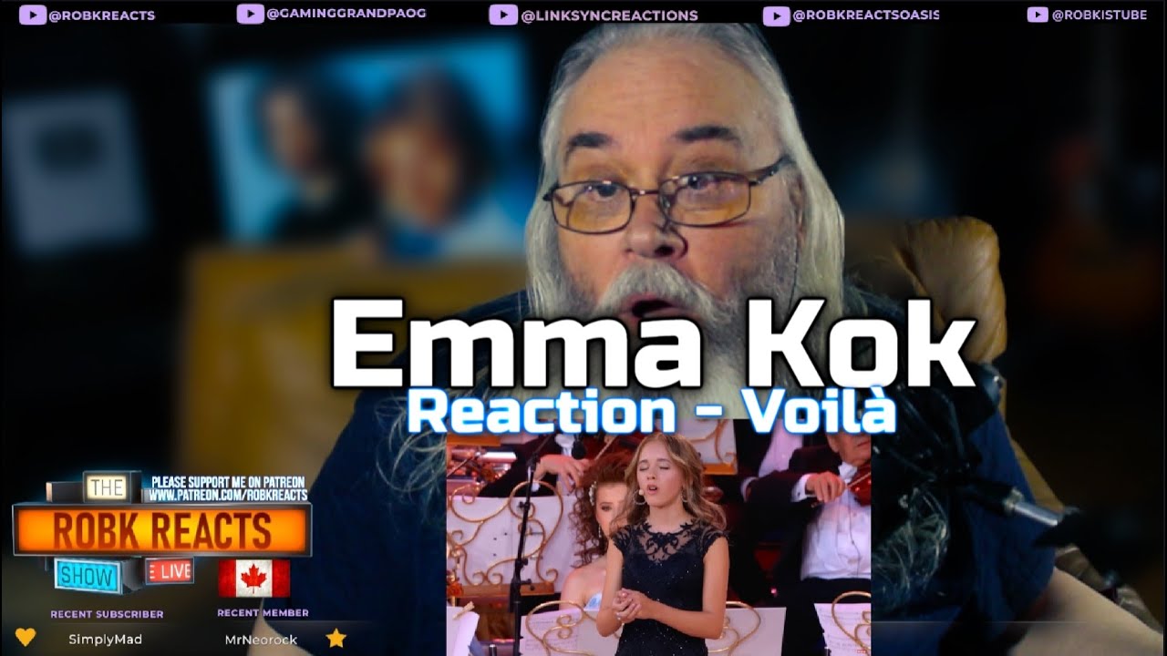 15 Year Old Emma Kok - Reaction  Sings Voilà – André Rieu, Maastricht 2023 - Requested