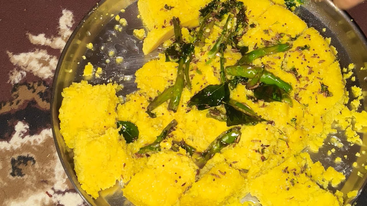 Simple dhokla recipe for kids healthy and tasty 😋 mom and son making