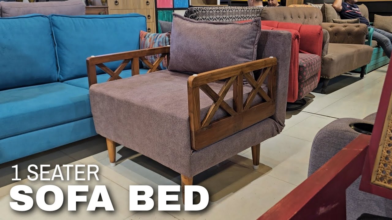 1 Seater Sofa Cum Bed  – Smart Design for Compact Living!