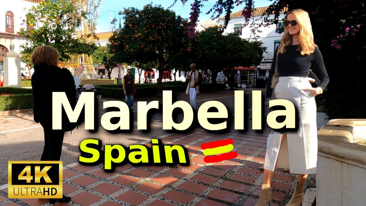 Марбелья 4K.✨ Рождество в Андалусии ИСПАНИЯ 🇪🇸