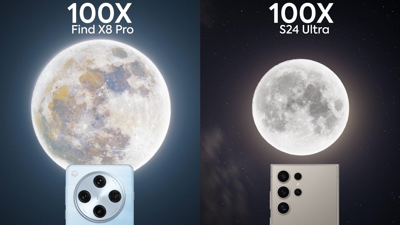 Oppo Find X8 Pro vs Samsung Galaxy S24 Ultra Live Zoom Test Comparison