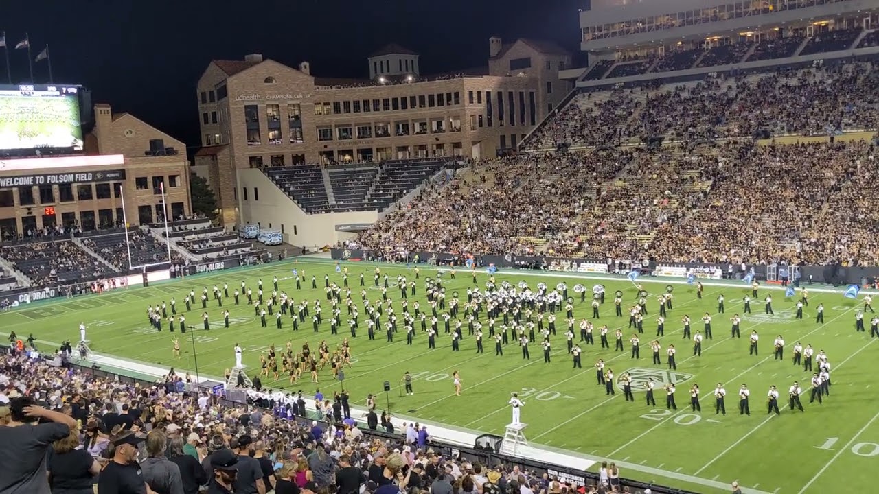 CU Boulder Golden Buffalo Marching Band Halftime Show, Sept 2, 2022