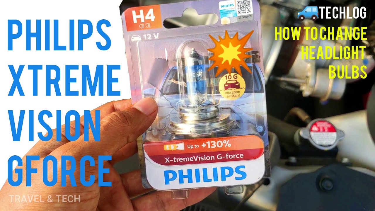 How to change/upgrade headlight bulb? - Philips XtremeVision G Force - [EASIEST WAY] - TravelTECH