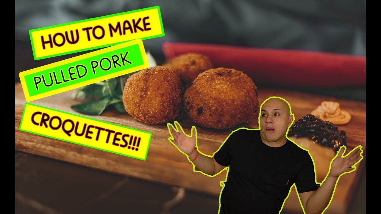 🔝How to make PULLED pork CROQUETTES!!! 🔥🔝 NEW!! home made!!! REALLY TASTY!!! #videorecipe2021📽🔥📽