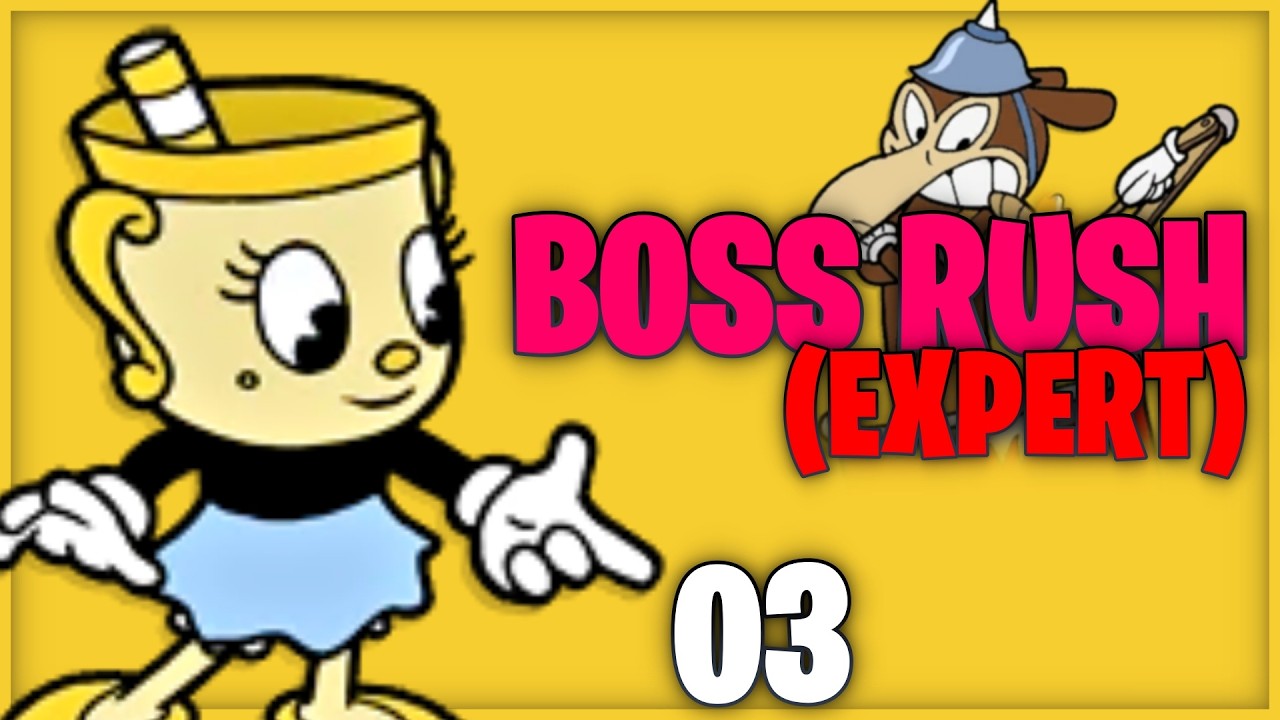 (3) Cuphead Boss Rush Expert Geçmeye Çalışıyorum