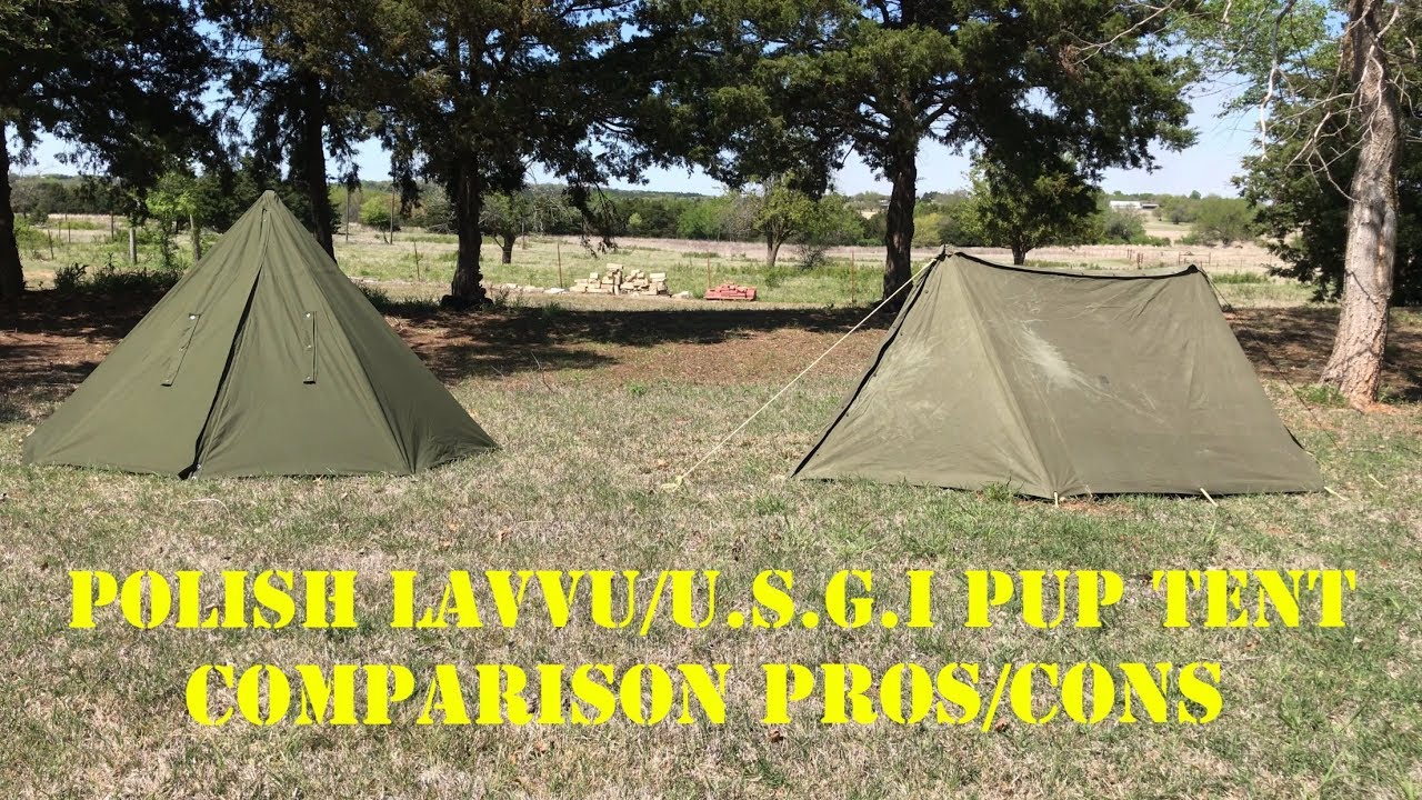 Polish Lavvu/USGI Pup Tent Comparison Pros/Cons