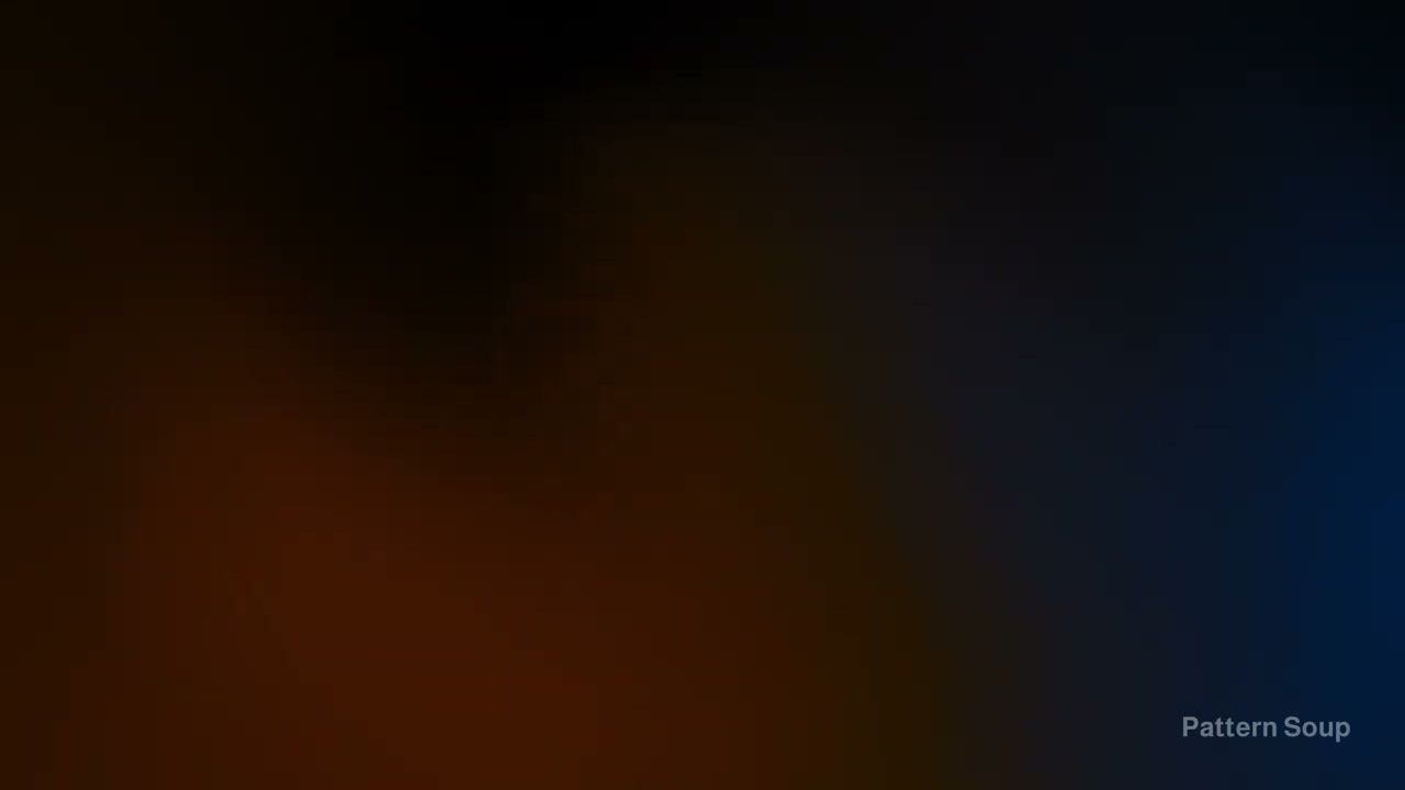Dark Orange & Blue Gradient Animation | 4K Ambient Visuals 1-hour