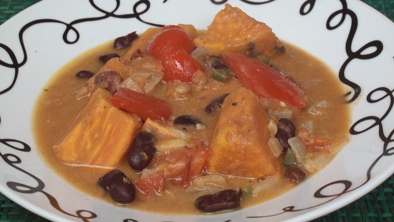 African Sweet Potato Stew Recipe for ONE