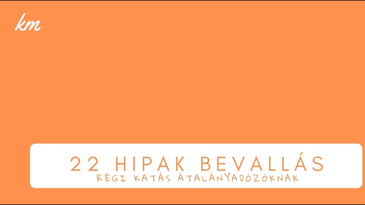 22HIPAK bevallás kitöltése régi katás átalányadózóknak - sávos HIPÁ-ra áttéréssel