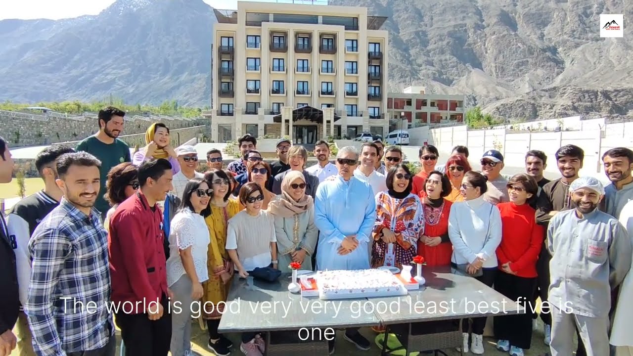 Eid Cake | Cutting with Indonesia Guest | Ramada Hotel Gilgit | Happy Guest | Must Watch | 4K | GB