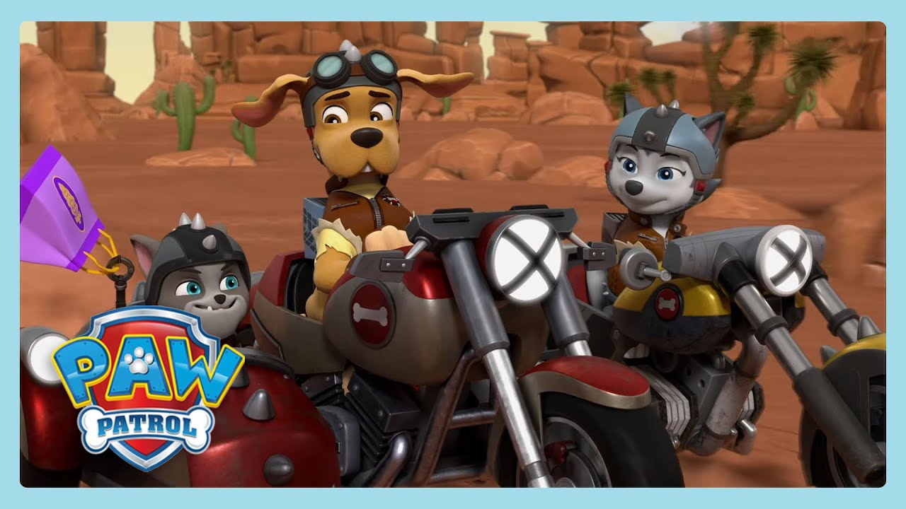 The Biker Gang Heist | Paw Patrol | Cartoons for kids | WildBrain Rescue Station