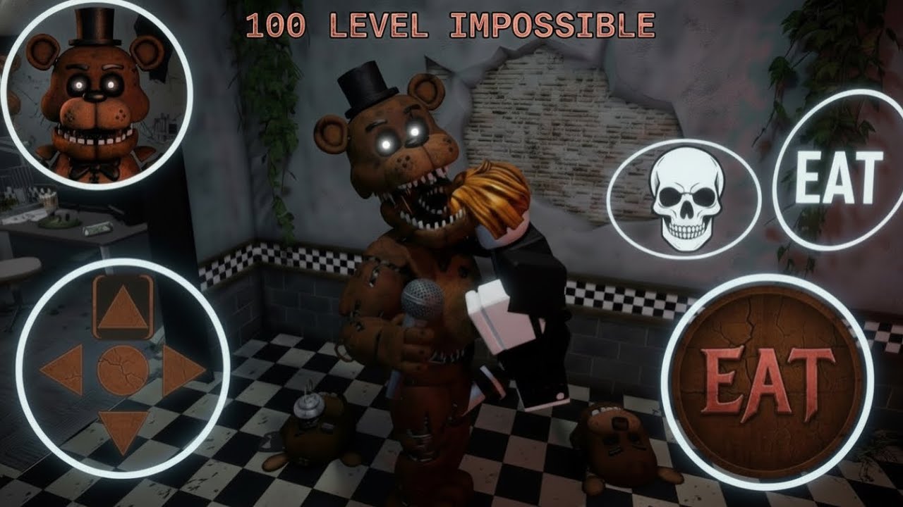 What if I BECOME FREDDY 100 Level!? - FNAF Eternal Nights (Roblox)