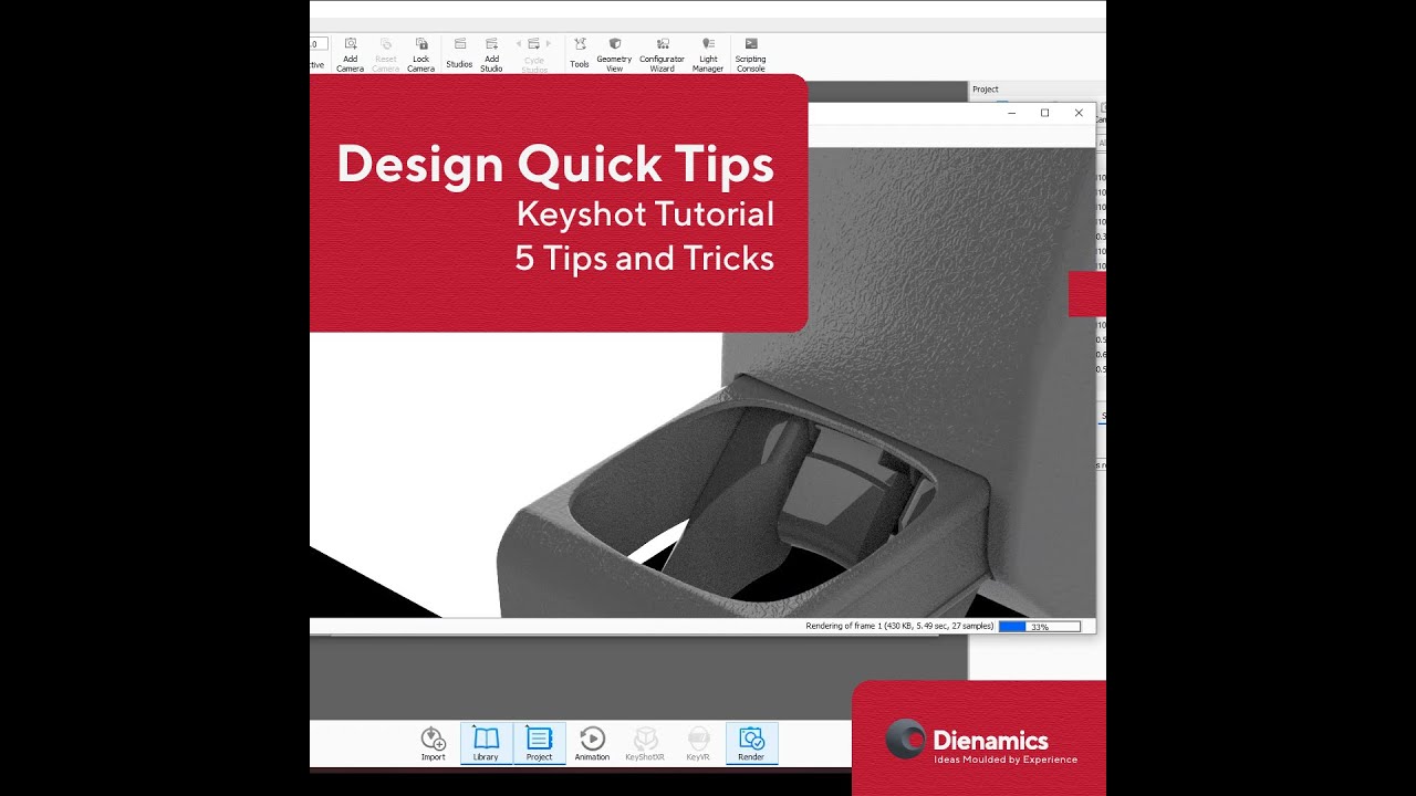 Keyshot 5 Tips and Tricks