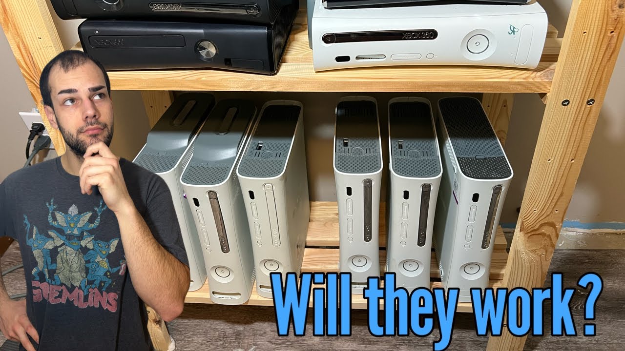 I bought 10 Xbox 360s from thrift stores