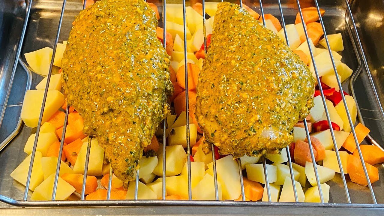 Petto di pollo marinato all'erbe /صدر دجاج متبل بالاعشاب