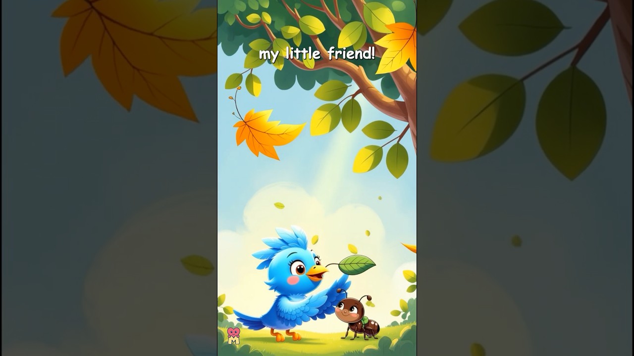 The Ant and the Bird | Short Moral Story for Kids | Kindness Story for Children