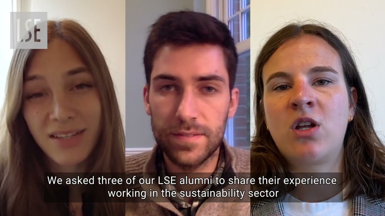 Careers in Sustainability: alumni experiences event video recording
