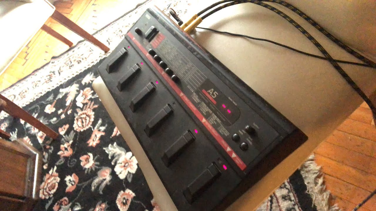 Probando una vieja pedalera de los ochentas