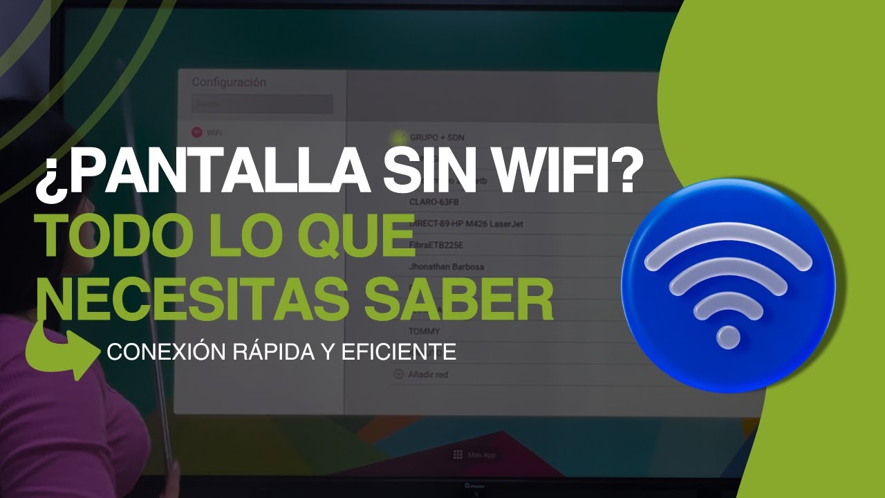Cómo Conectar y Usar el WiFi en las Pantallas Interactivas Q Master