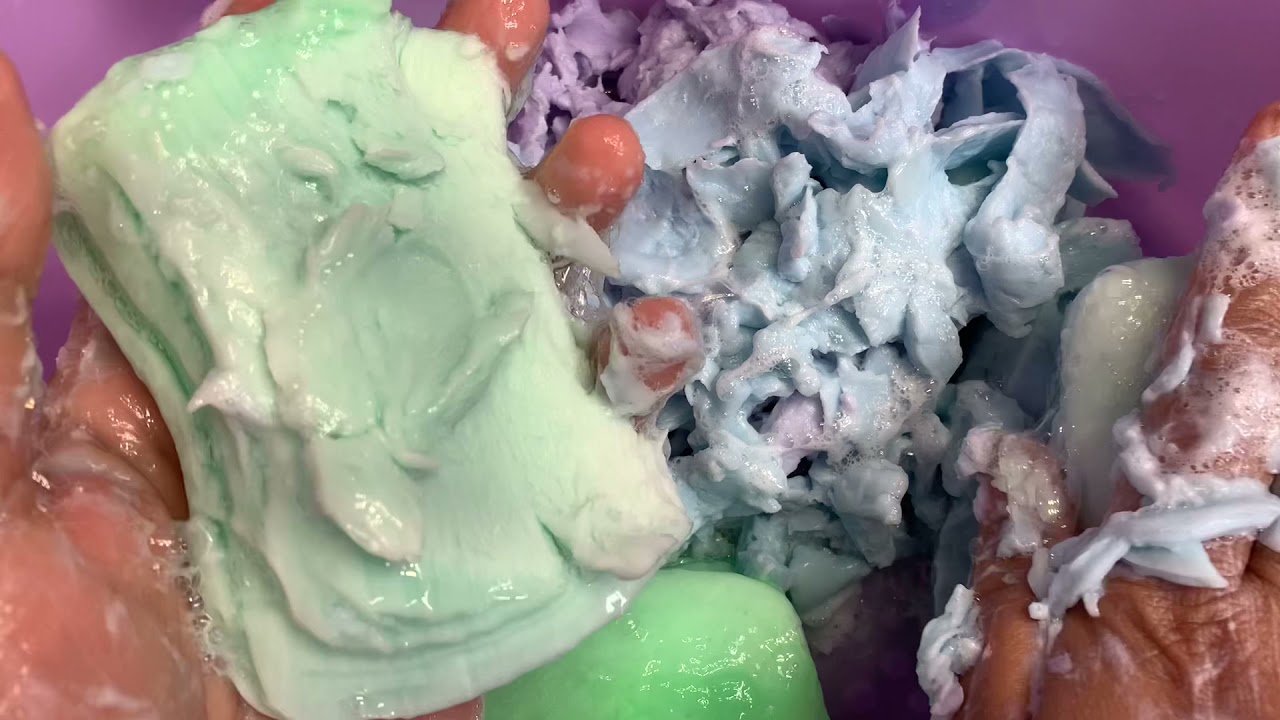 Mushy soaps soaked for 10 days zest, Irish spring, Dial & coast. 💜💚💙💚