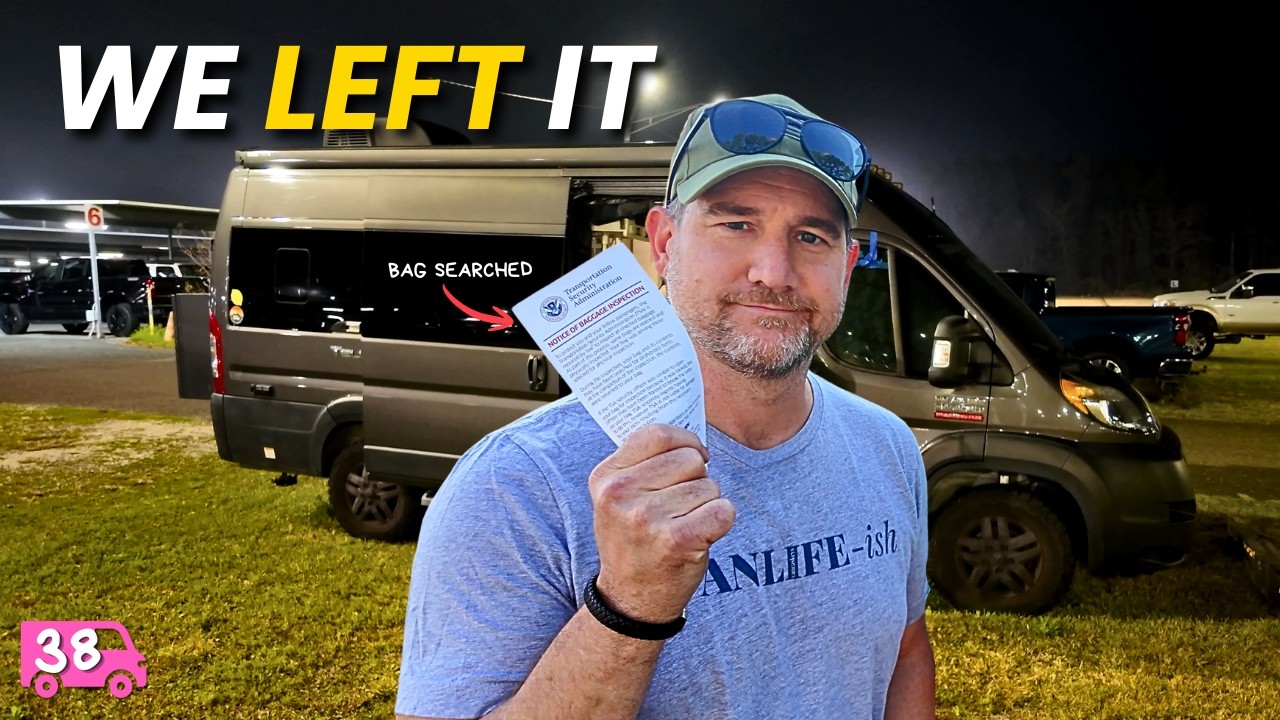 We ABANDONED Our Van at the Airport. Here's What Happened.