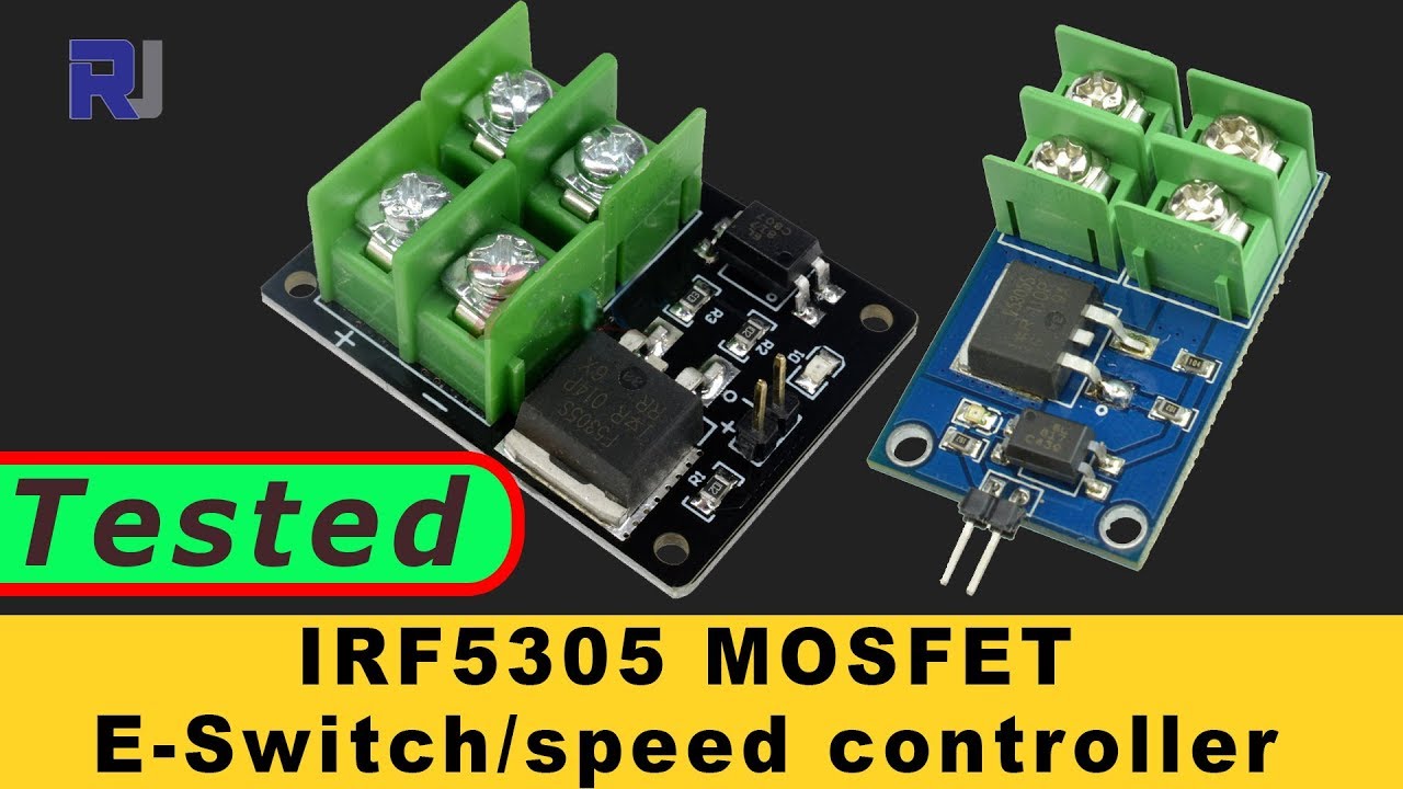 3V 5V Low Control High Voltage 12V 24V 36V E-switch MOSFET Module For Arduino RJT125