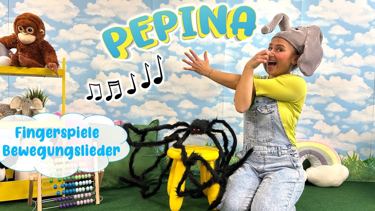 🖐🏻 7 Fingerspiele und Bewegungslieder für Kinder 🎶✨ Singt und tanzt mit Pepina 🔍