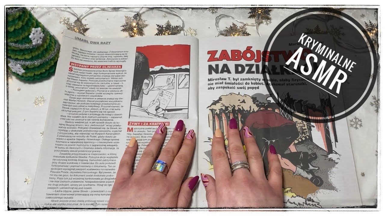 ASMR | Kryminalna historia o mordercy z działek 🧐 Czytam gazetę Śledztwo 