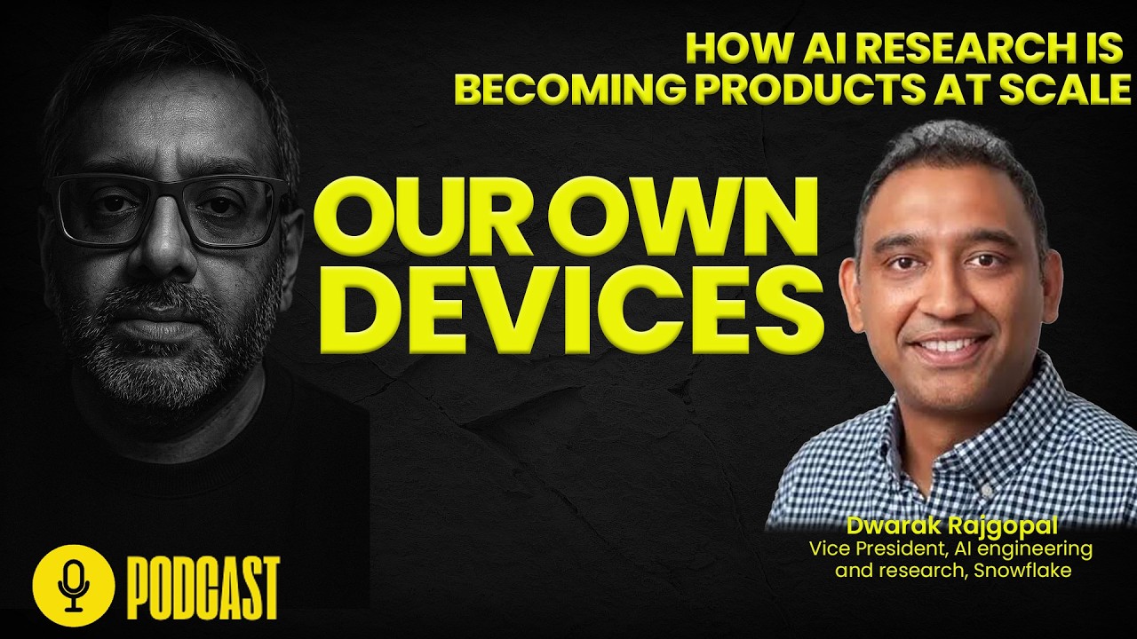 How AI research is becoming products at scale |  Our Own Devices with Nandagopal Rajan