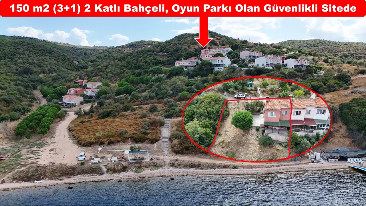 VİLLA 150 m2 (3+1) 2 Katlı Bahçeli, Oyun Parkı, Güvenlikli SİTEDE