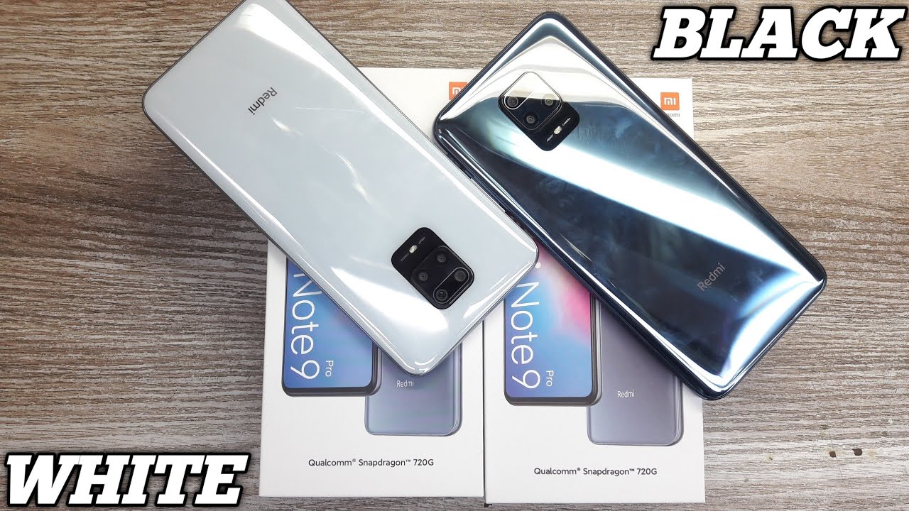 Redmi Note 9 Pro White & Black Unboxing