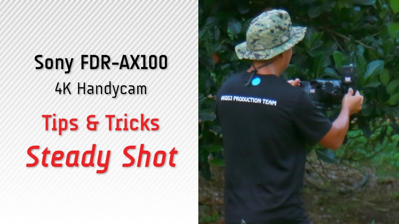 Can you walk and get steady videos? | Sony AX100 Tutorial | 4K Video