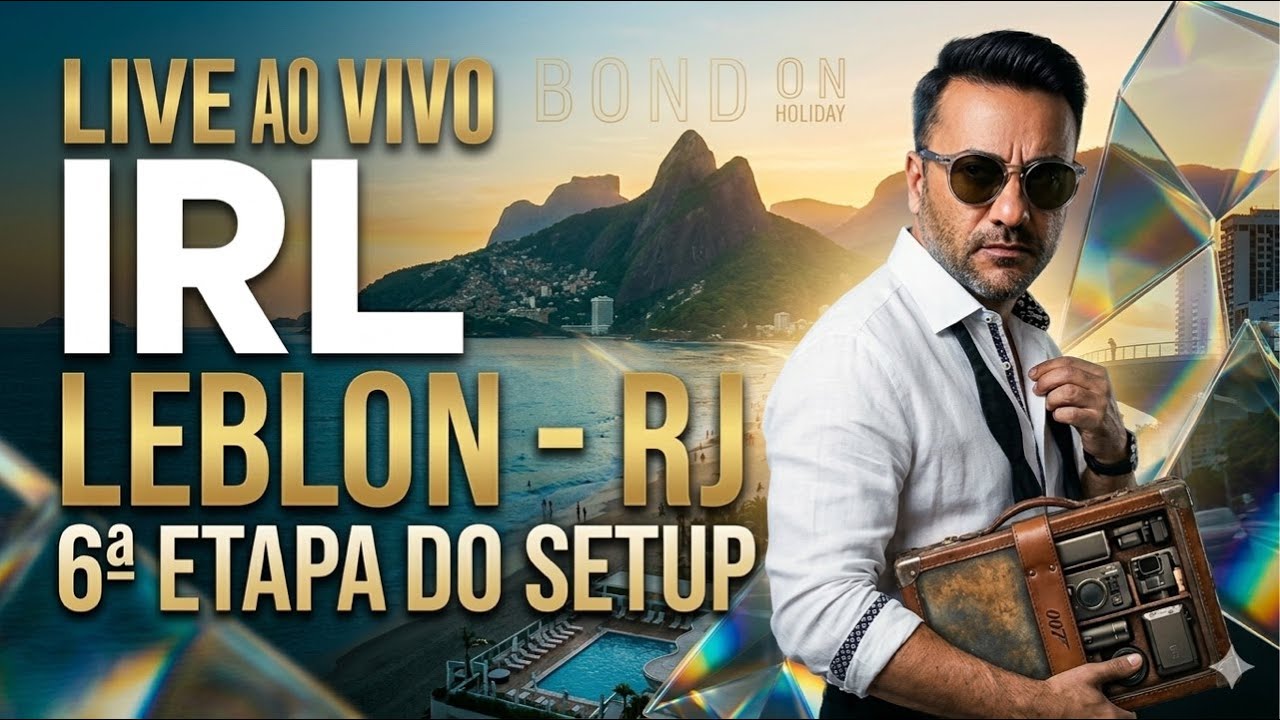 🟢 MISSÃO LEBLON: AO VIVO NO BAIRRO MAIS LUXUOSO DO RIO DE JANEIRO! [ LIVE IRL & DRONE ] 🚁💎