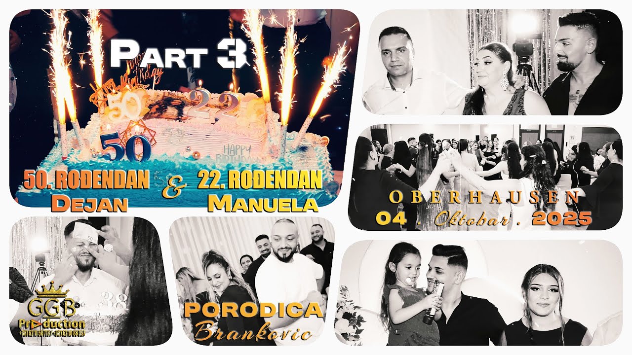 50. ROĐENDAN - DEJAN & 22. ROĐENDAN - MANUELA / PART 3 / PORODICA BRANKOVIĆ (Directed by: G.G.B)