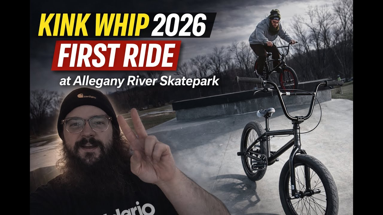 Kink Whip: Первый заезд в скейтпарке Allegany River в 2026 году