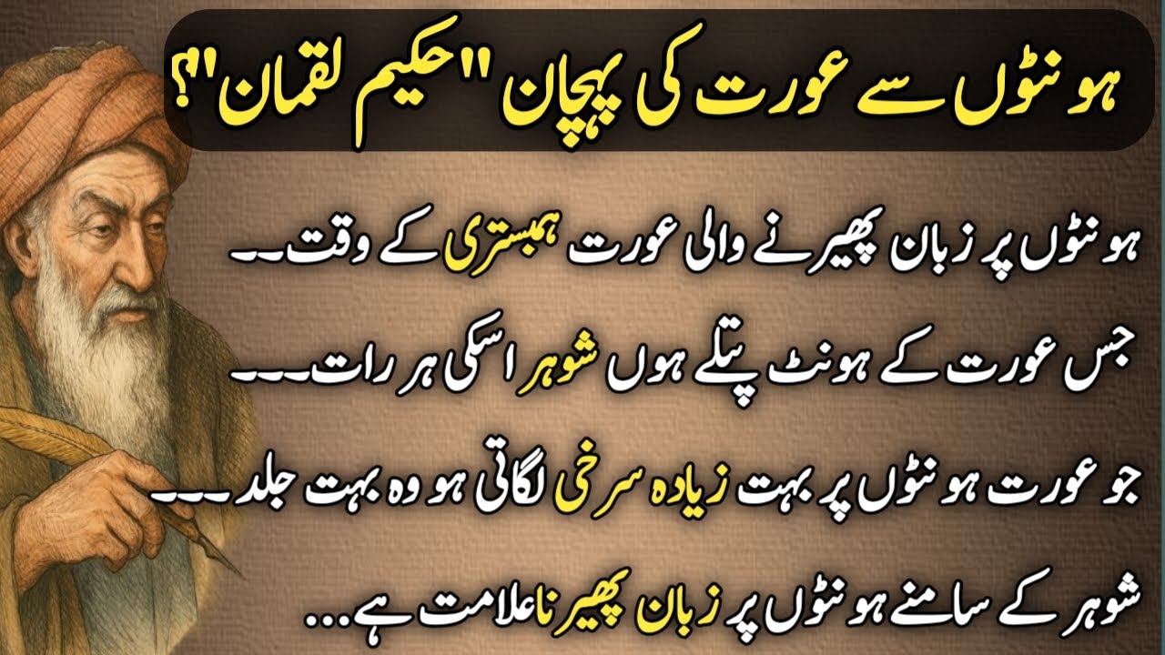 Honton Se Aurat Ki Pehchan | Hakeem Luqman Ke Raaz Jo Koi Nahi Batata | Powerfull of Hakeem Luqman