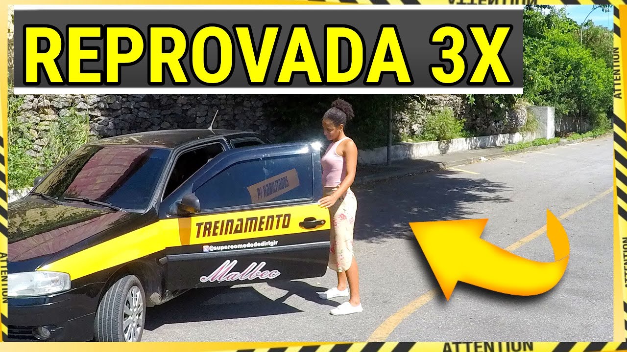 1° Aula da Aluna Reprovada 3X no Teste Prático - Autoescola