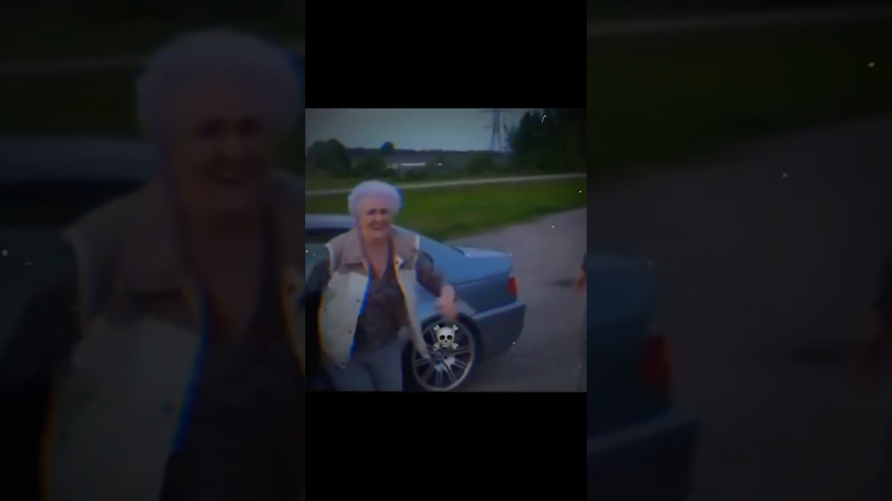 Grandma drifts in BMW ☠️ #cars  #drift #grandma #shorts