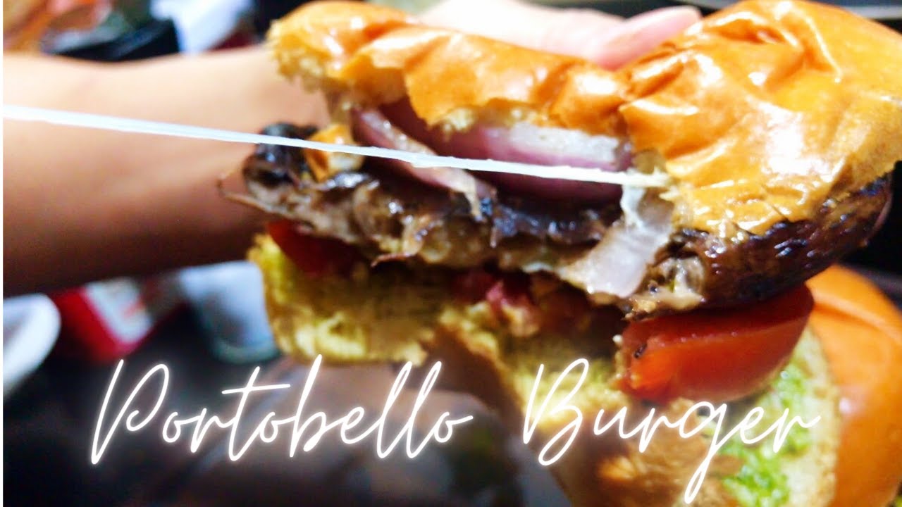 Tasty & Healthy Portobello Mushroom Burger