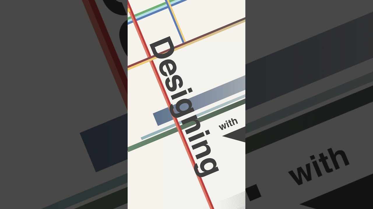 Animated Poster for Joint Exhibition (Massimo Vignelli and Wolfgang Weingart)